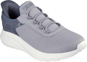 Мужские кроссовки Skechers Squad Chaos - Прочные слипоны для легкой ходьбы без использования рук, серый