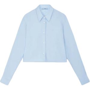 PRADA Женская рубашка светло-голубого цвета