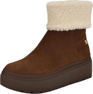 Женские ботильоны Tommy Hilfiger Peleiz, Dark Brown Suede Shearling 200