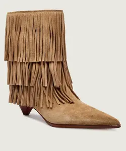 Кожаные ботинки Jayla Texan Michael Kors, бежевый