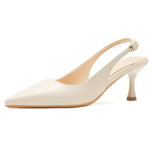 GOSO Стройные каблуки на шпильке 6 женские экрю, цвет Ecru