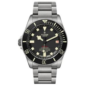 TUDOR Часы Leader Submariner Collection Automatic Mechanical Movement Men's Watch Watch 42mm Black Dial M25610TNL 0001, Black