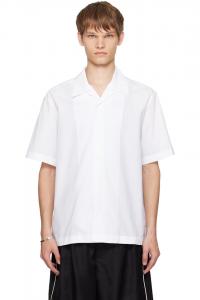 Jil Sander Белая хлопковая рубашка