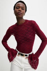 Блуза Answear.LAB, бордовый