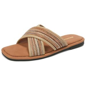 City camel Женские противоскользящие резиновые шлепанцы абрикос, цвет Apricot