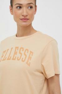 Хлопковая футболка Ellesse, оранжевый