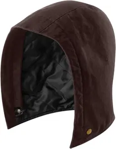 Carhartt мужская куртка 104244 из стираного дака с капюшоном на утепленной нейлоновой подкладке, Dark Brown