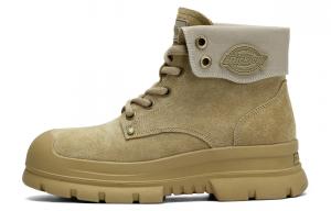 Женские короткие ботинки для улицы абрикосовые Dickies, с подкладкой из флиса