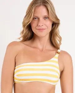 Верх бикини с подкладкой и принтом Río de Sol, жёлтый