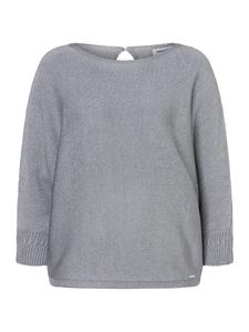 More & More Свитер с рукавами «летучая мышь» с глянцевым эффектом, серый