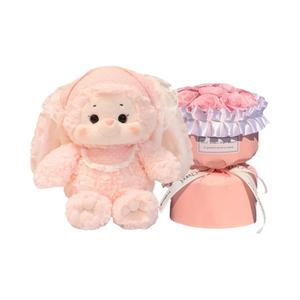 Плюшевая игрушка AIQINGCAOZHILIANWANJU Fairy Tale Collection Lamb Plush Doll Rabbit Dolls, высота 40см AIQINGCAOZHILIAN(WANJU)
