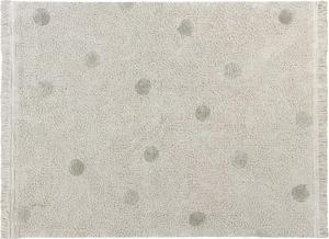 Ковер моющийся Lorena Canals, 120 x 161 см, USA Hippy Dots Natural - Olive