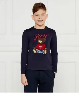 Лонгслив regular fit Guess, темно-синий