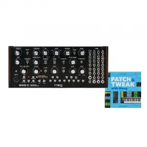 Полумодульный аналоговый синтезатор Moog Mother-32 и набор Patch & Tweak с комплектом книг Moog