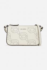 Кожаная сумка Karl Lagerfeld, белый
