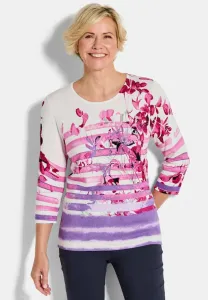 Пуловер pflegeleichter джемпер Goldner, Rosé Patterned