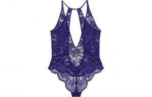 Боди Женское Скрытое Фиолетовое Victoria's Secret, Тибетский Пурпур