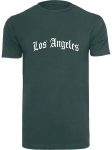 Футболка Los Angeles Wording Tee зеленого цвета Mister Tee