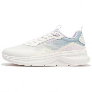 Коллекция Life Противоскользящие Износостойкие Низкие Повседневные Беговые Кроссовки Женские Белый Фиолетовый 361°, Перьевой Белый/Микро Виноградный Фиолетовый