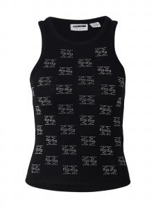 Noisy may Топ 'NMTAMMIE' в черном цвете