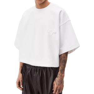 Александр Ван Футболка с принтом короткий рукав, белая