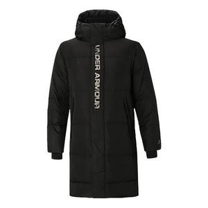 Куртка bench coat fleece jacket 'black' Under Armour, черный