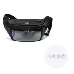 Land Gulls Нейлоновая поясная сумка через плечо унисекс черно-белая, Ink Shadow Black