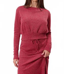 Топ Soli Sparkle красного цвета Kylie Paige