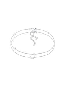 Elli Браслет Fußschmuck 925 Sterling Silber Astro, Halbmond, Sterne, Stern in Silber
