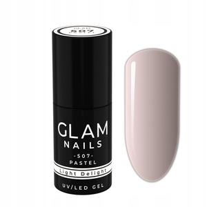 Гибридный лак для ногтей Glam Nails 507 Light Delight 6 мл
