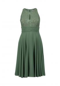 Вечернее платье с кружевом Vera Mont, цвет light aventurine