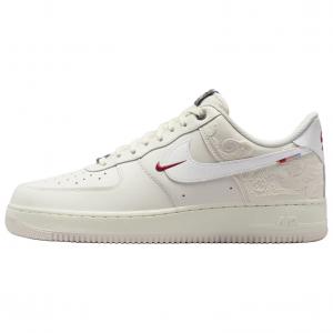 Nike Низкие скейтбордистские кроссовки Air Force 1, унисекс, белый