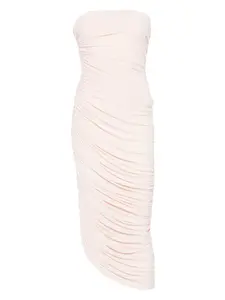 Платье миди Diana Norma Kamali, нейтральный