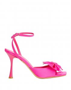 Сандалии Satin Sling-Back W/ Bow 8 By Yoox, фуксия