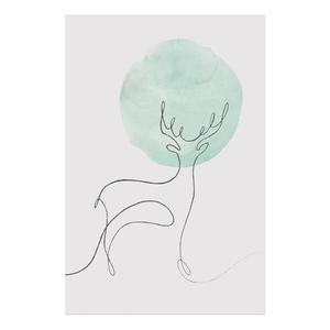 Фреска Artgeist Lunar Line, 90 см, белый