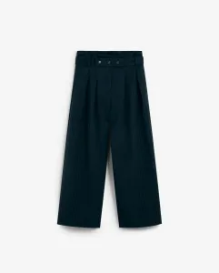 Женские широкие брюки с высокой посадкой в полоску Scalpers, синий