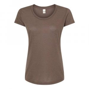 Tultex Женская футболка Slim Fit Tri-blend, цвет Mocha Tri Blend