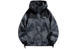 Jeep Ветровка непромокаемая дышащая унисекс, Camouflage Black