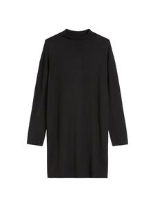 Платье-свитер тонкой вязки, свободного кроя, черного цвета Marc O'Polo