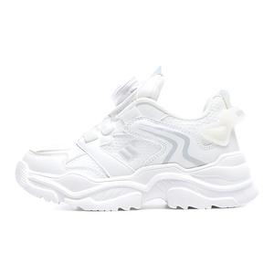 Низкие, амортизирующие, износостойкие детские кроссовки для повседневной носки WARRIOR, белый