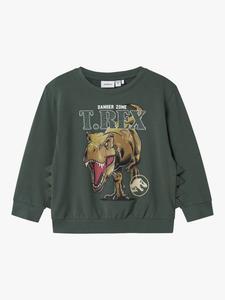 Детская хлопковая толстовка Jurassic World T-Rex NAME IT, Garden Topiary