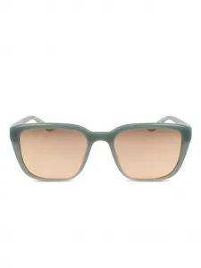 Солнцезащитные очки в квадратной оправе Nike, зеленый