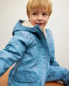 Детская парка с пропитанной тканью и подкладкой из искусственного овечьего меха Kids El Corte Inglés, синий