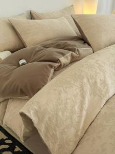 MIDO HOUSE Комплект постельного белья из 4 предметов, простыня на резинке, 180x200 см