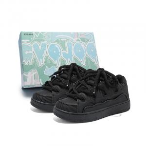 Повседневные утепленные противоскользящие утолщенные низкие кеды для скейтбординга Unisex CVOJOO, бело-красные