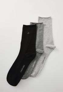Носки Calvin Klein Underwear WOMEN SOCK ROLLTOP 3 PACK, Grey Melange/Grey
