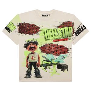 Футболка Hellstar Studios Brick Wall T-Shirt White, кремовый