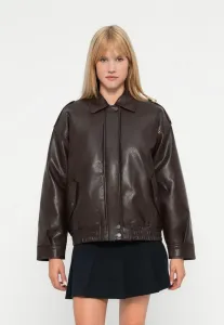 Классическая куртка из искусственной кожи Abercrombie & Fitch, Brown