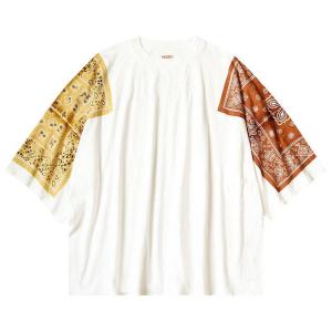 Футболка Kapital Jersey Bandanna Huge T-Shirt (Cookie), Light Brown