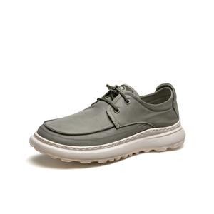 CAMEL Мужские повседневные туфли с низким верхом, зеленые/черные